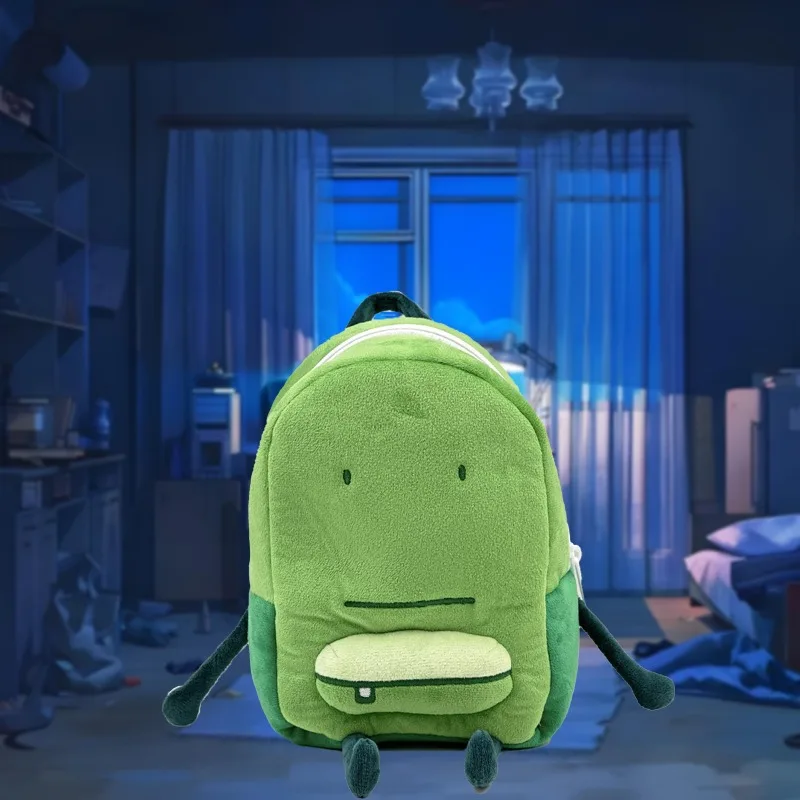 

Kawaii Liam плюшевый рюкзак, милая зеленая плюшевая сумка на плечо, креативные забавные куклы, игрушки, школьные сумки для детей, подарки на день рождения