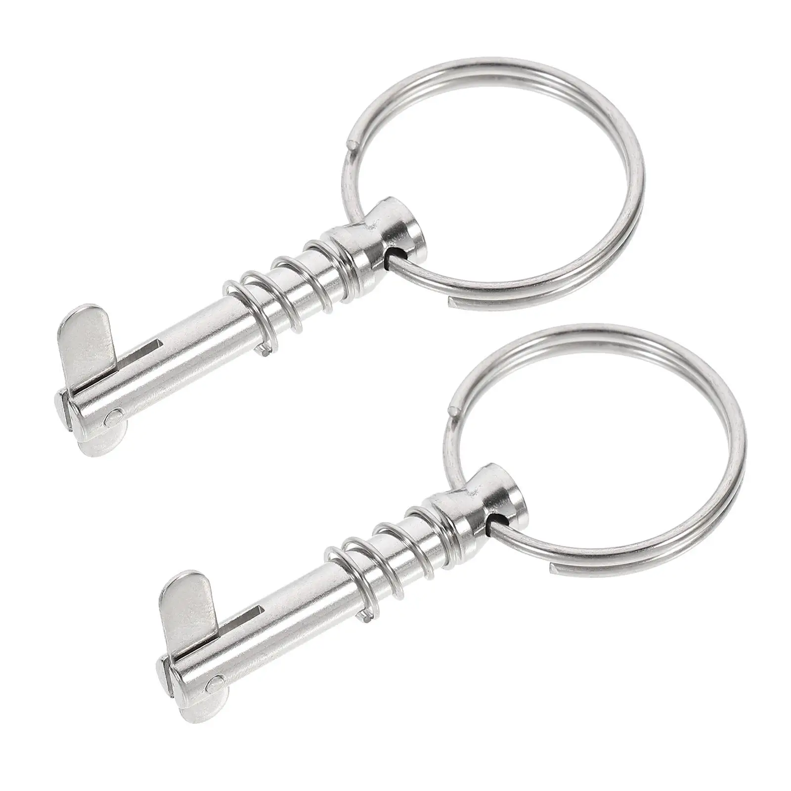 

2pcs Marine Safety Pins Stainless Steel Quick Release Yacht Pin Boat Accessories Deck Mount Bimini Tops Fittings