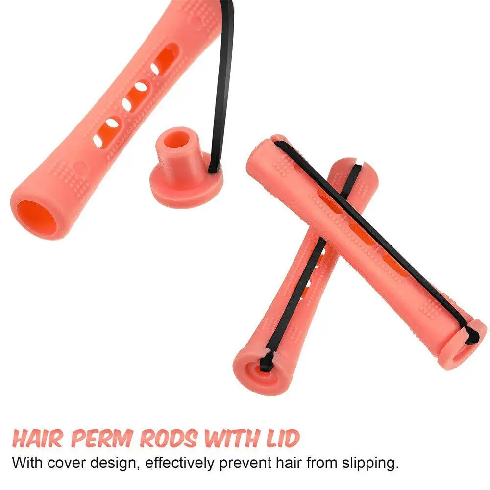 Hair Curler Elastic Rubber Band Care Hair Perm Rollers DIY Professional Hair Cold Wave Rod Harmless to Hair Curling Maker Salon