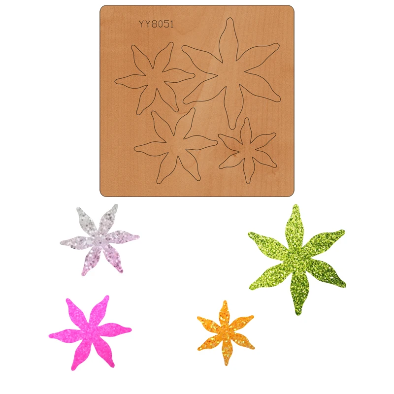 

Mosaic flower mold knife model YY8051 is suitable for all cutting machines on the market die cuts