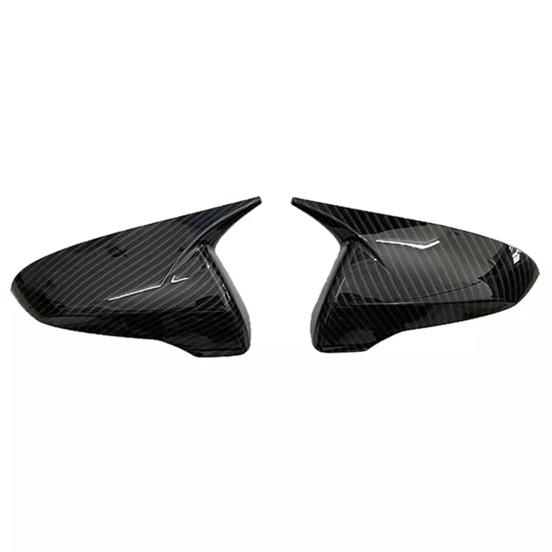

1Pair Car Rear View Mirror OX Horn Shell Trim Cover For Hyundai Veloster 2018-2023 Side Door Mirror Caps Housing-ABQF