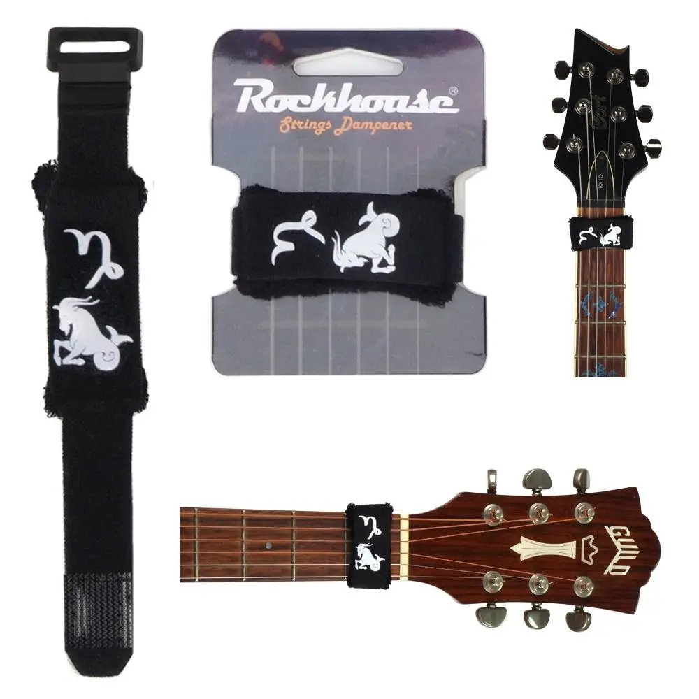 Elimineer ruis Fret Wrap Gitaar Eenvoudig te installeren Gitaarband Gitaar Beam Tape Verstelbare Wrap Gitaar Geluidsisolatie Tape Ukelele