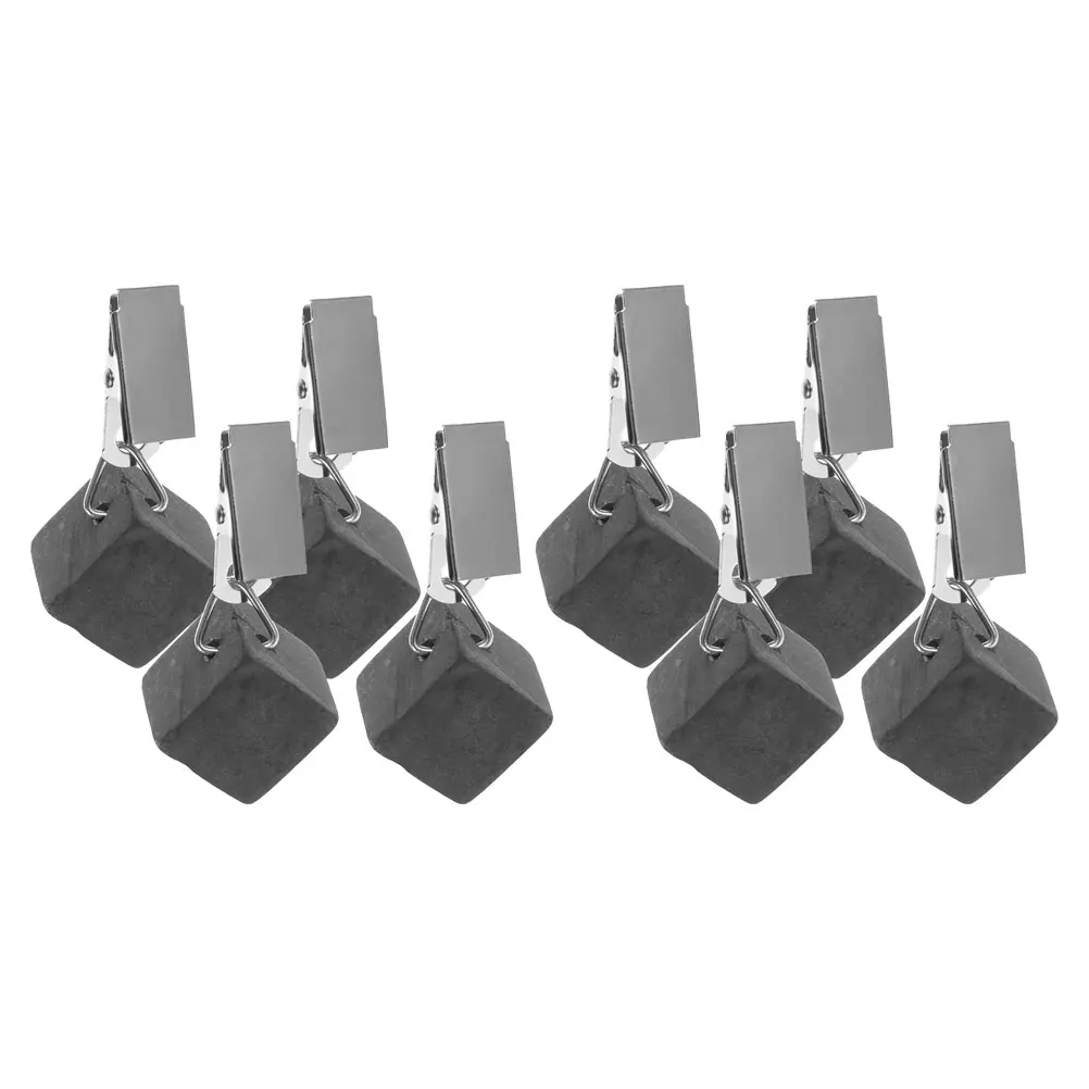 

8 шт., зажимы для мраморной скатерти, квадратный кулон, сверхмощные зажимы для крышки стола для пикника в помещении, кемпинга
