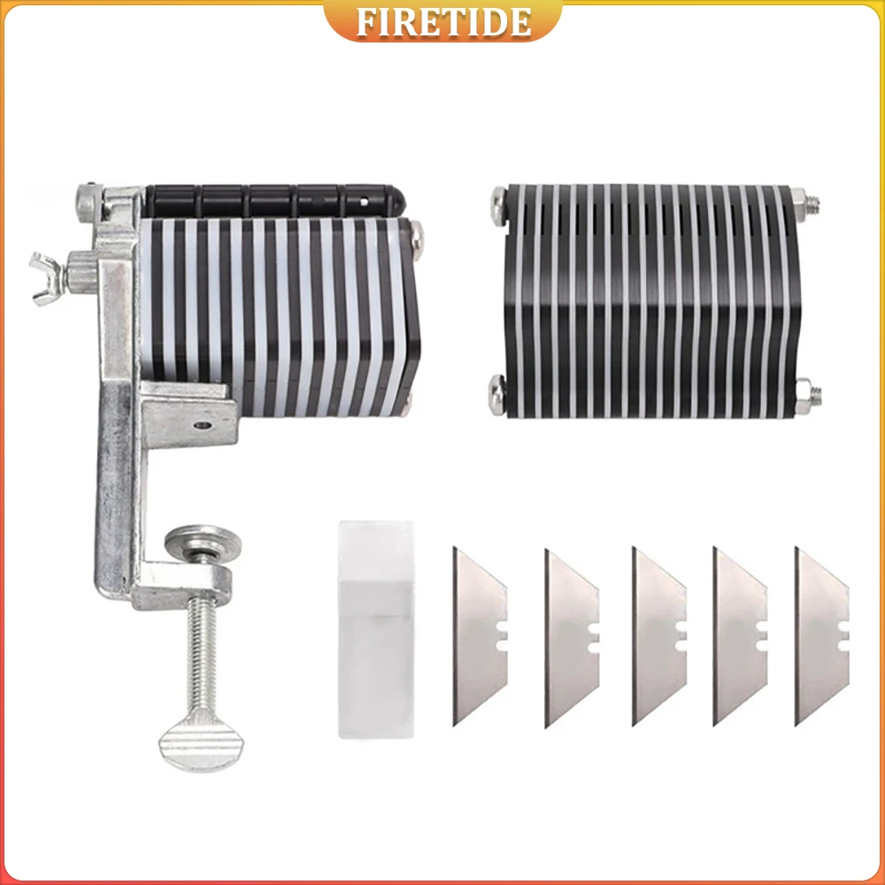 

Нержавеющая сталь, кожаный настольный резак для кружева, аксессуары для кожевенного ремесла, резак для кожи для бахромы, плетеные полоски, ремни и кружево