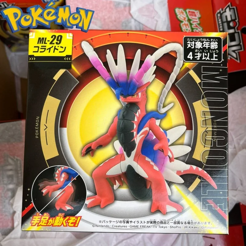 Tomy Original Pokemon Miraidon Koraidon Legendary Scarlet Violet Japanese Version Action Figure Anime Figures Gift Toys Model