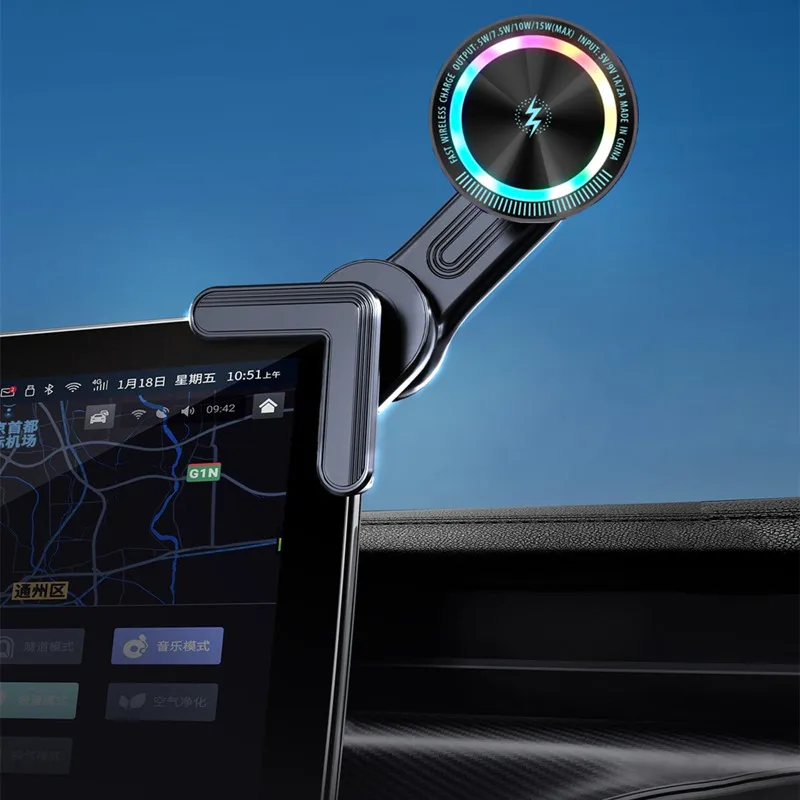 

15W Magnetic Car Phone Holder Maxsafe Car Charging Cradle For Samsung S23 Ultra iPhone Macsafe Wireless Charger Dashboard Air