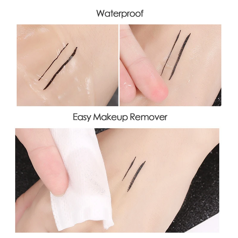 Liquid Waterproof Eyeliner Pencil Long-lasting Sweat-proof Eye Liner Makeup Not Blooming for Big Eyes Soft Eyeliner Makeup TSLM2