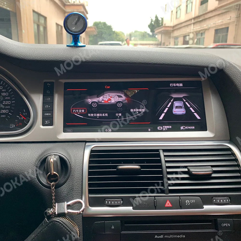 

Android 13 авто стерео мультимедийный плеер для Audi Q7 2010-2015 автомобильный радиоприемник беспроводной Carplay GPS Navi магнитофон головное устройство DSP