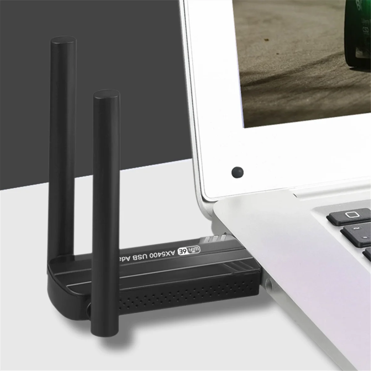 ABGZ WiFi 6E AX5400 USB Adapter Wireless WiFi Card Tri-Band 2.4G/5G/6GHz 5400Mbps USB WiFi6E Adapter for Win10&Win11