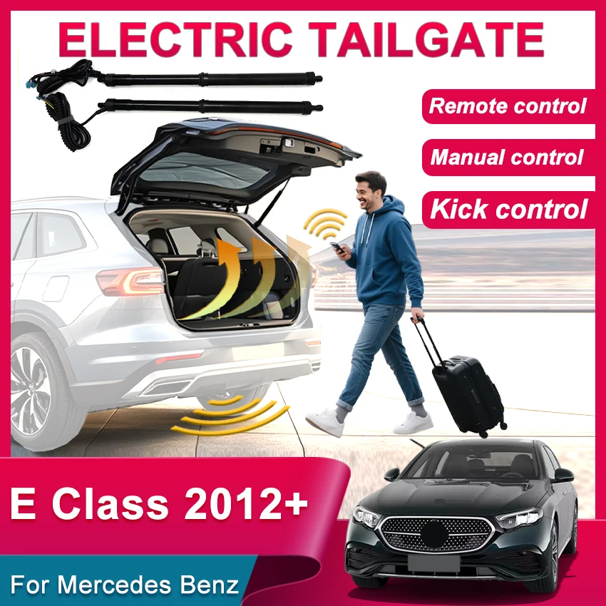 Автомобильный интеллектуальный электрический задний дверь для Mercedes Benz W205 W213 X253 C E Class GLC, автоматический индукционный подъемник задней двери, модернизация
