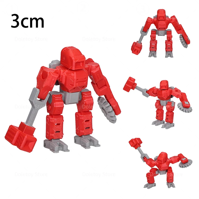 Neue 3D-gedruckte Kriegsmaschine Serie Mini beweglicher Kampfpanzer Sentry Drone Artillery Launcher Actionfigur Raumdekoration Geschenke – Detail 6