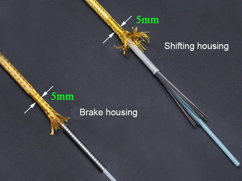 3m 5mm Bike Brake Derailleur Cable Housing Weaving Line Tube for MTB/Road Shifting Braking