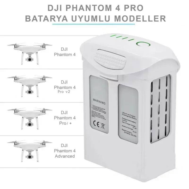 

100% New 5870mAh for DJI Phantom 4 4pro Plus V2.0 4pro+ 4 Advanecd 4 Advanecd+ Drone Battery Stable Output Without Interference