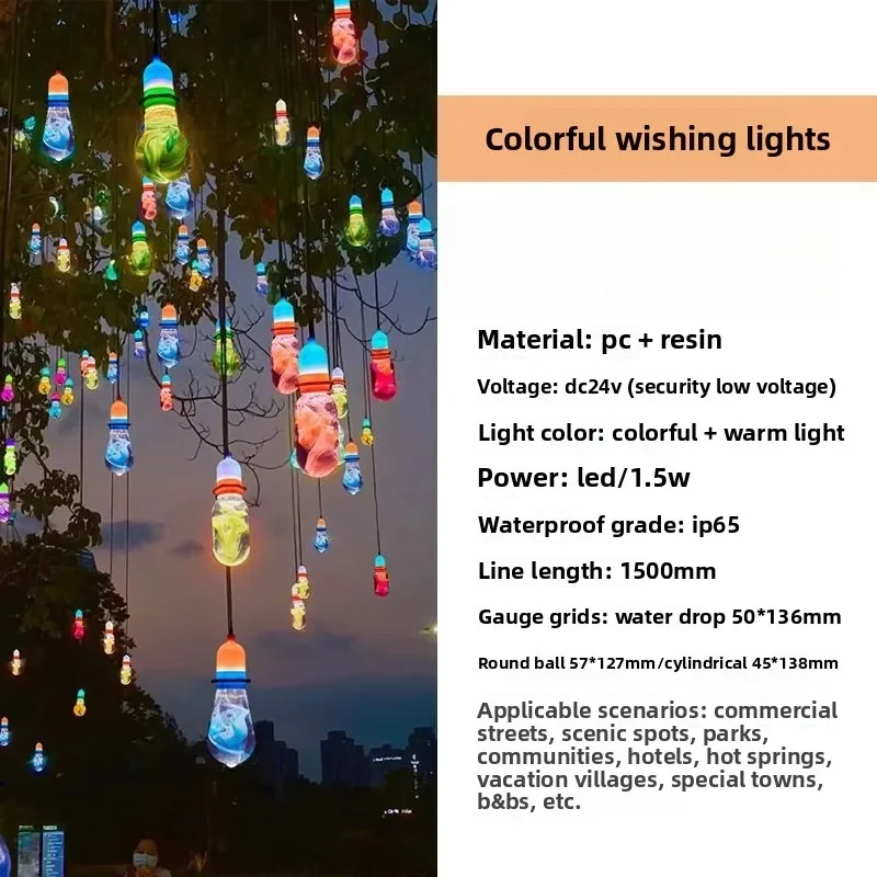 Les souhaits colorés extérieurs de LED regardent l'horloge de célébrité d'Internet dans le parc pittoresque