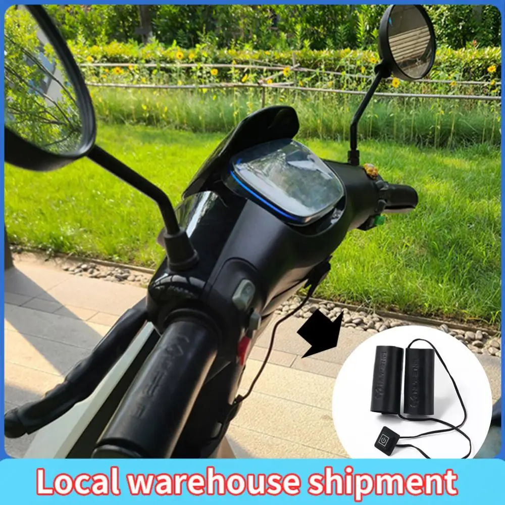 

3-Gear Motorcycle Electric Heated Grip USB Waterproof Thermal E-bike ATV Snowmobile Handlebar Cover Hand Heater Warmer Kit