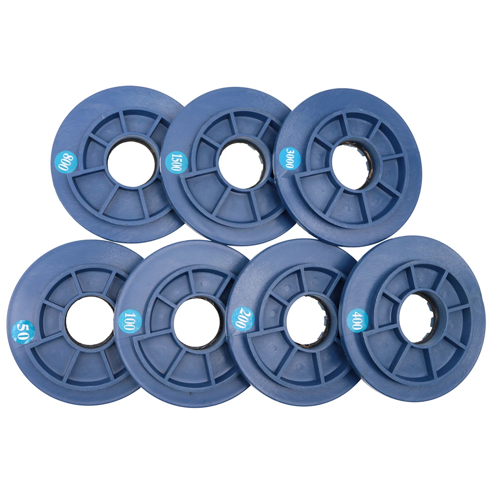 Imagem -02 - Snail Lock Edge Polishing Pad Diamante Automático Rebolo Granito Mármore Pedra Disco Abrasivo de Concreto 125 mm