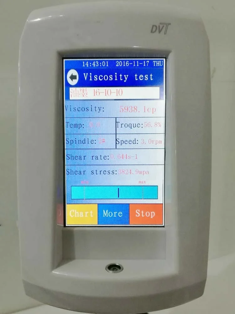 NDJ-8T Series Laboratory Touch Screen Digital rotational Viscometer . Rotary viscometer