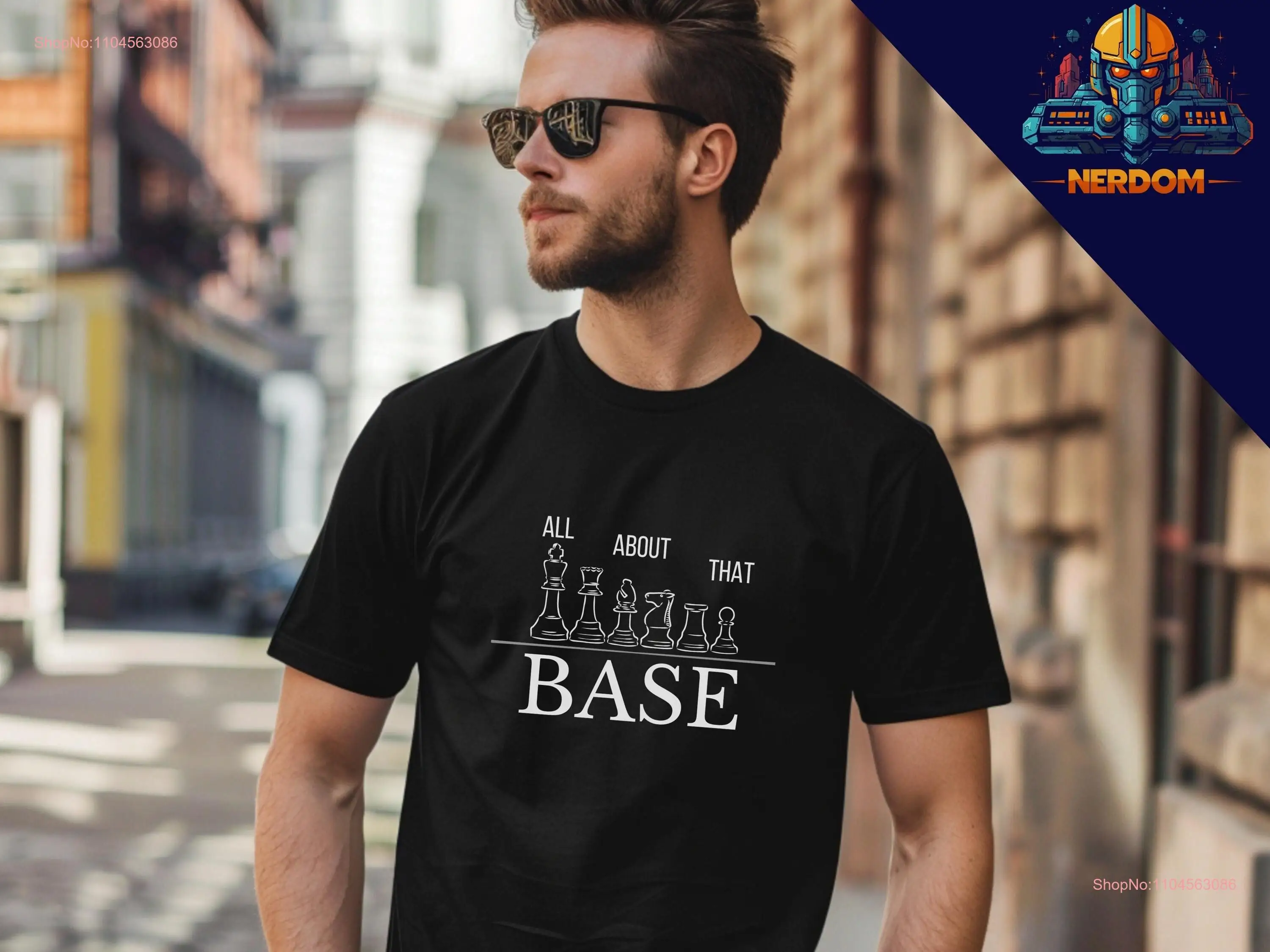 

Футболка All About That Base Chess Lover Player Клуб одежды для него и членов с длинными или короткими рукавами
