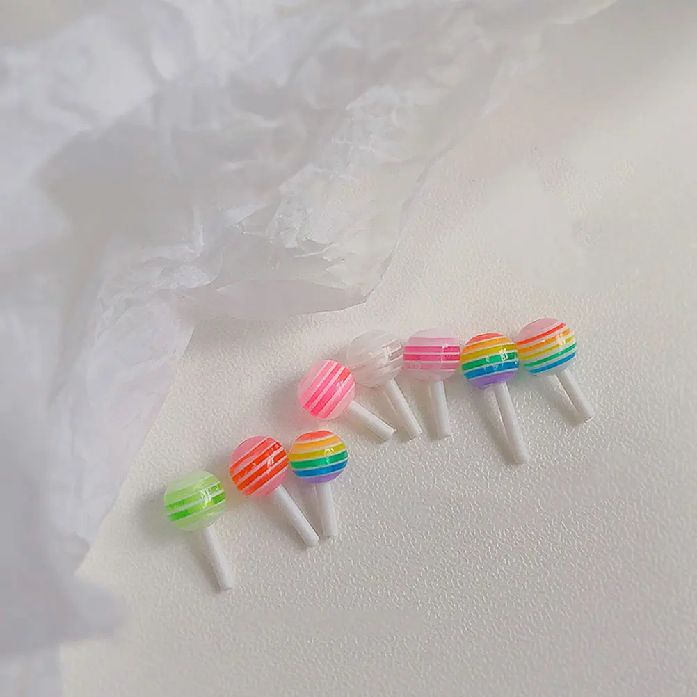 

100 Pcs Nail Decor Accessories Women Miss Manicure Ornament DIY Art Decors Home Salon Use Crystal Resin