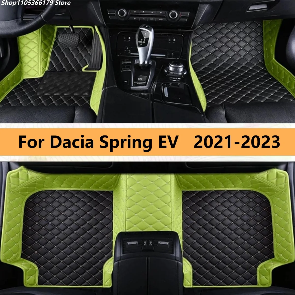 

Автомобильные коврики для Dacia Spring EV 2021 2022 2023, автоаксессуары, кожаные коврики для ног, полный комплект, автомобильные коврики