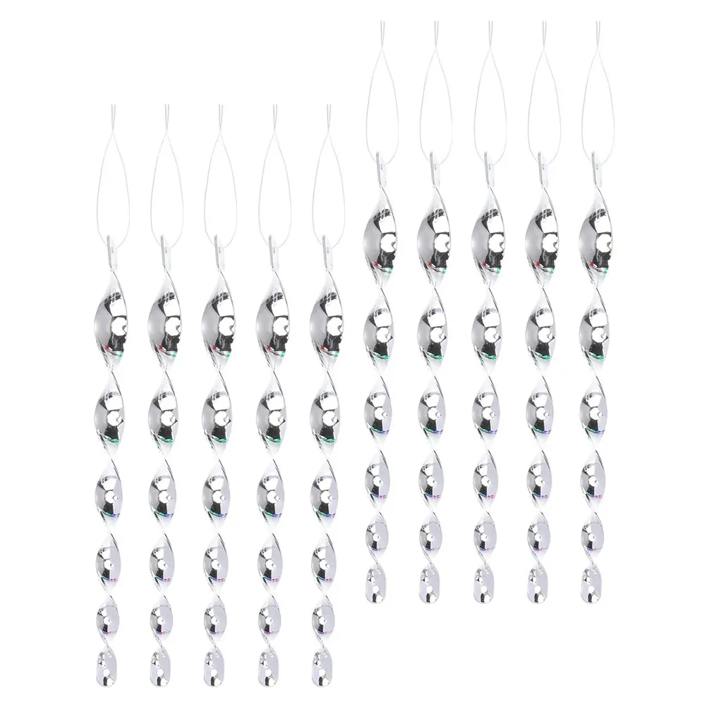 

30 Pcs Sticks 30cm Bird Sticks Silver Spiral Scare Rods Reflective Anti Bird Tools for Garden Pest Control