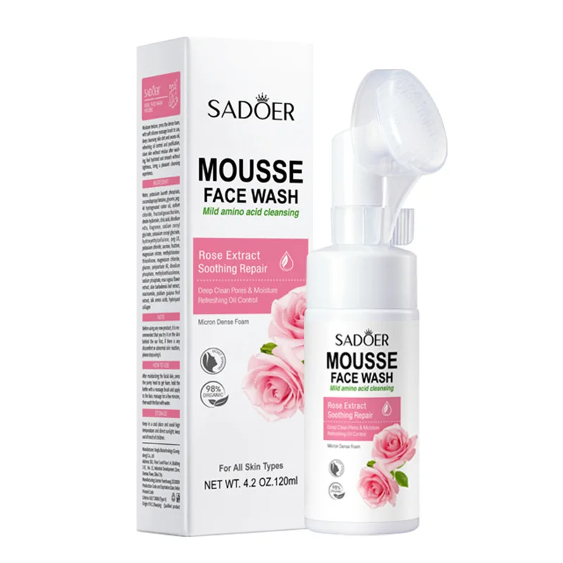 SAODER Fruits Gezichtsreiniger, Schuimende Gezichtsreiniger, Massage, Reinigend, Mosseel, Hydraterend, Koreaanse Huidverzorging_voghion.com