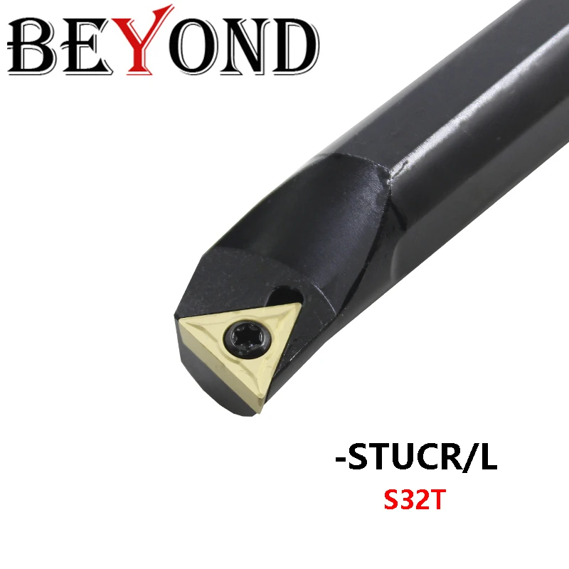 BEYOND STUCR S32T-STUCR16 STUCL16 S32T Soporte de herramienta de torneado interno de 32 mm Barra de mandrinado Cortador de torno Inserto de carburo TCMT