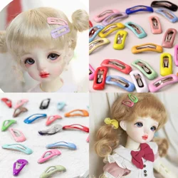 BJD Doll Accessories Headwear Mini 2cm 2.5cm Clip Hairpin for BJD 1/3 1/4 1/6 1/8 1/12 OB11 Blyth Doll Candy colors hairpin Clip