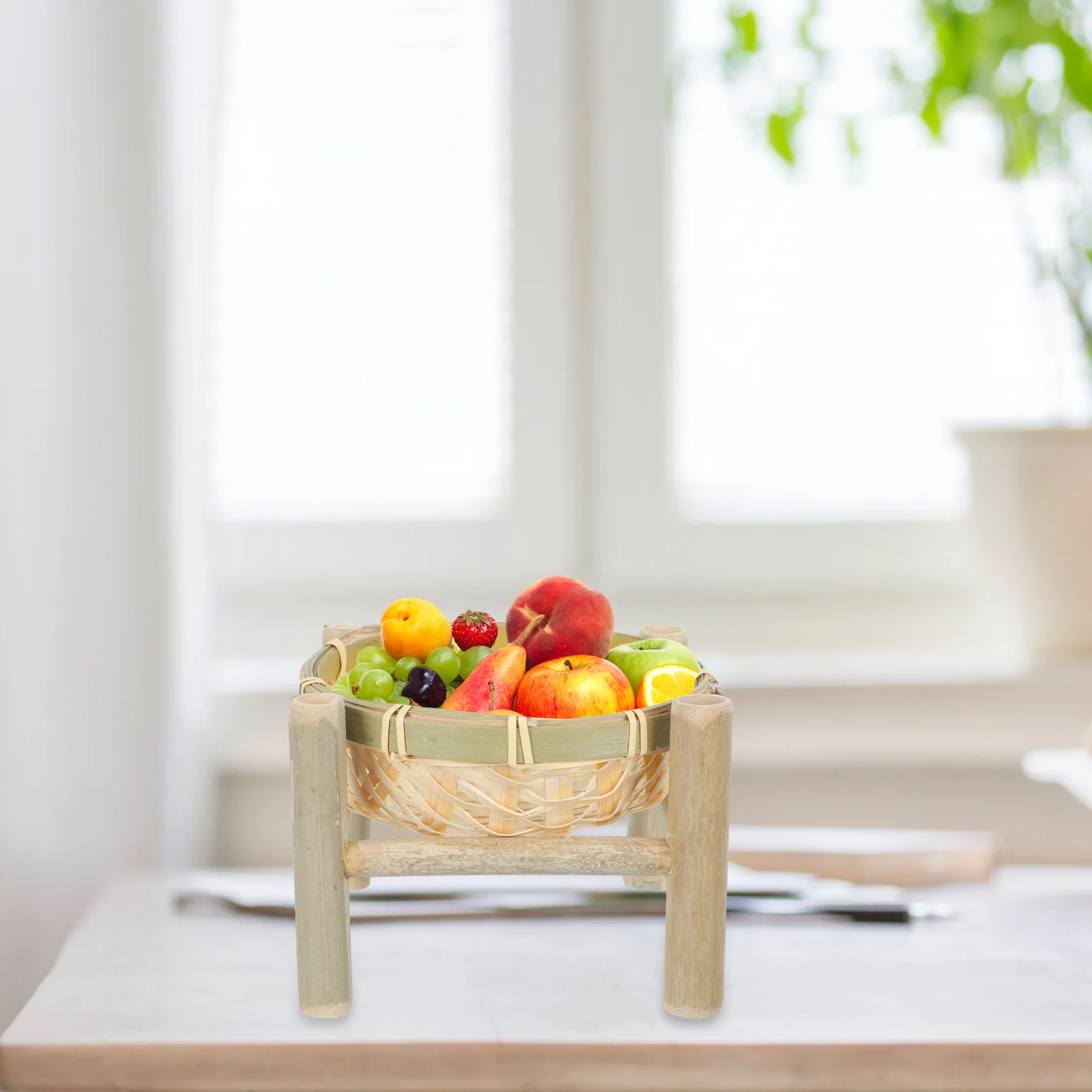 

Handmade Basket Storage Basket Fruit Storage Basket Woven Dessert Basket Home Decor