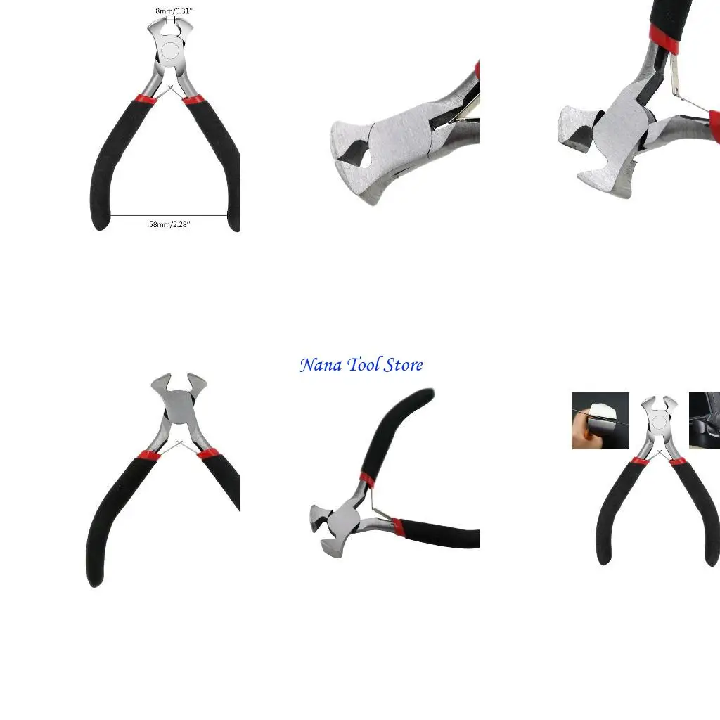 

31GJ End-Nippers End Cutting Pliers with Ergonomic Handle 4.5'' Mini Pliers