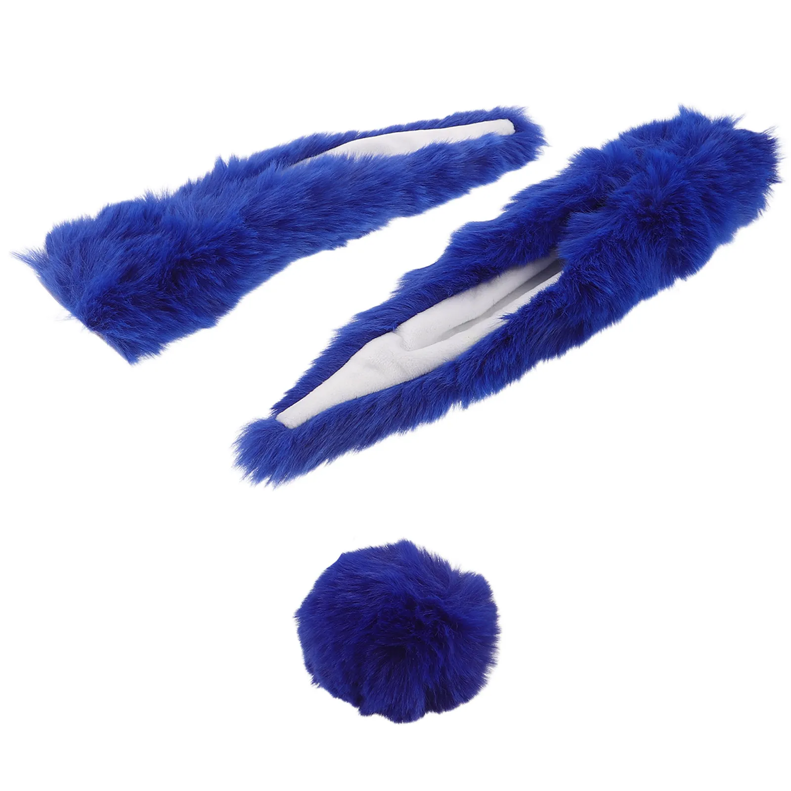 

Комплект аксессуаров для мотоцикла: легкие забавные украшения в виде ушей и хвоста кролика для мотоциклетных шлемов