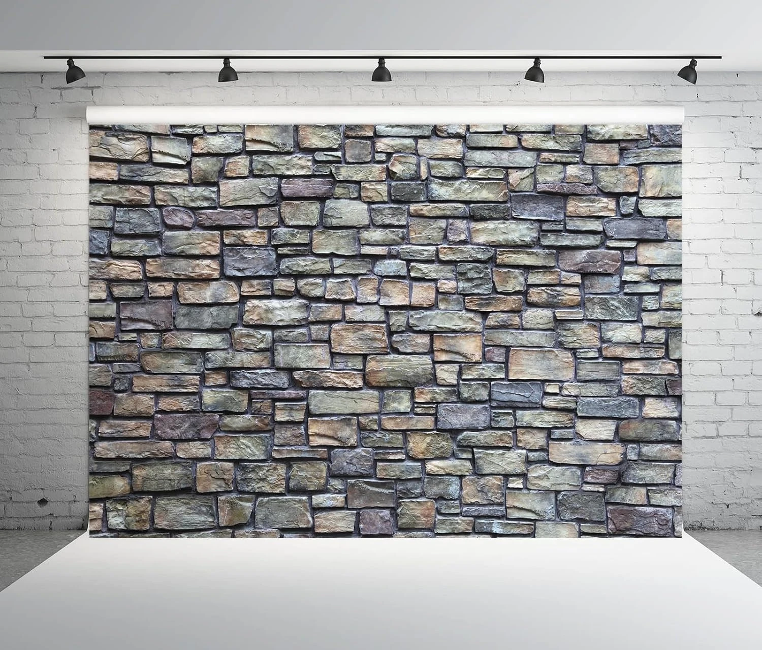 Джонсон Винтаж Камень Рок Кирпичная Стена Фоны Для Новорожденных Высокое Качество Компьютерный Принт Стены Фотостудия Фоны