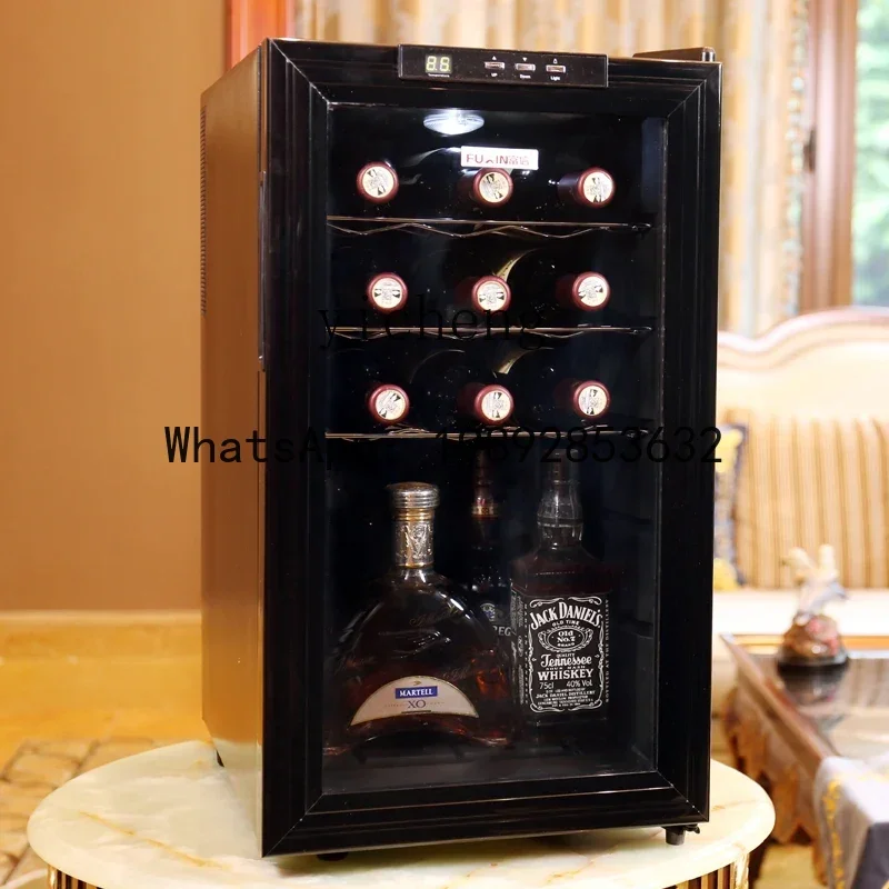 Wine Cabinet Constant Temperature Wine Cooler Air-Cooled Mini Display Cabinet Living Room Wine Preservation Tea