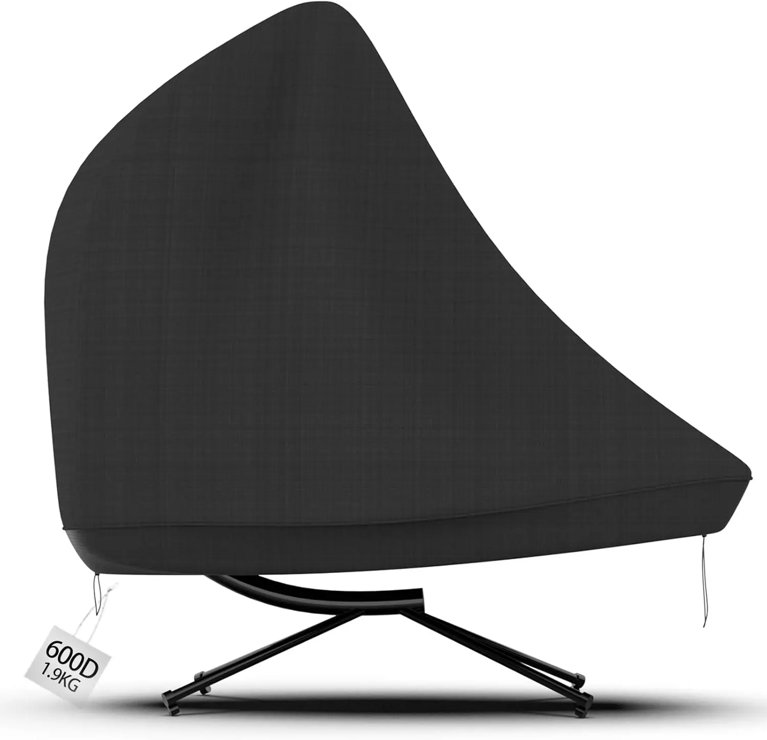 

Hammo Cover Waterproof With 600D 73 H,Chaise Lounge Covers Outdoor Waterproof Curved Steel Hammo Black