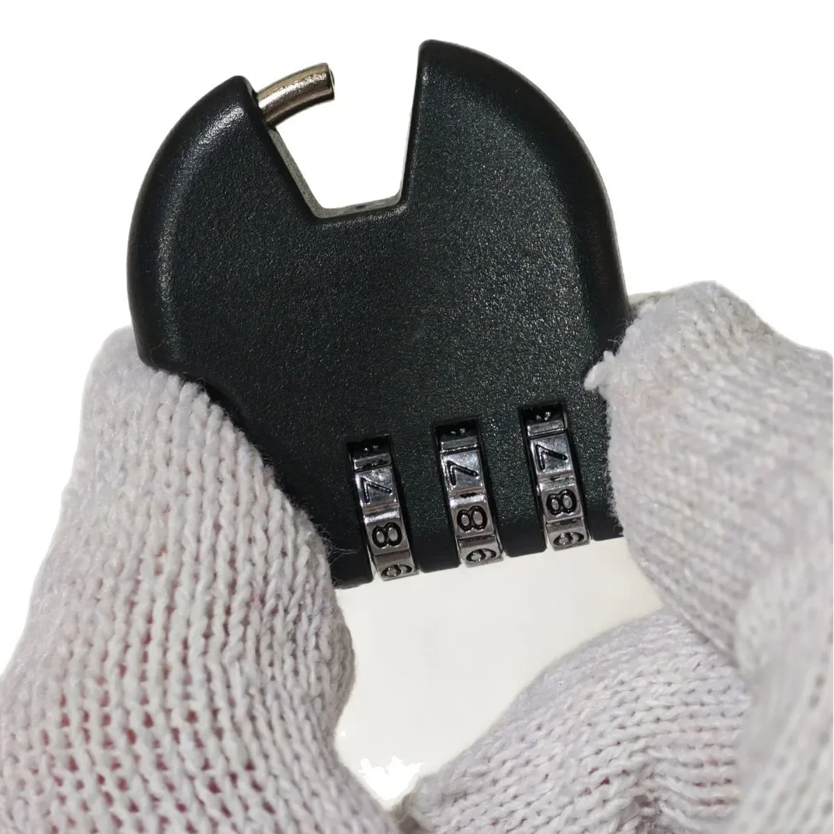 Portable travel Combination lock Durable 3-Digit Combination Lock Keyless Security Padlock for Luggage Gym Lockers and Cabinets