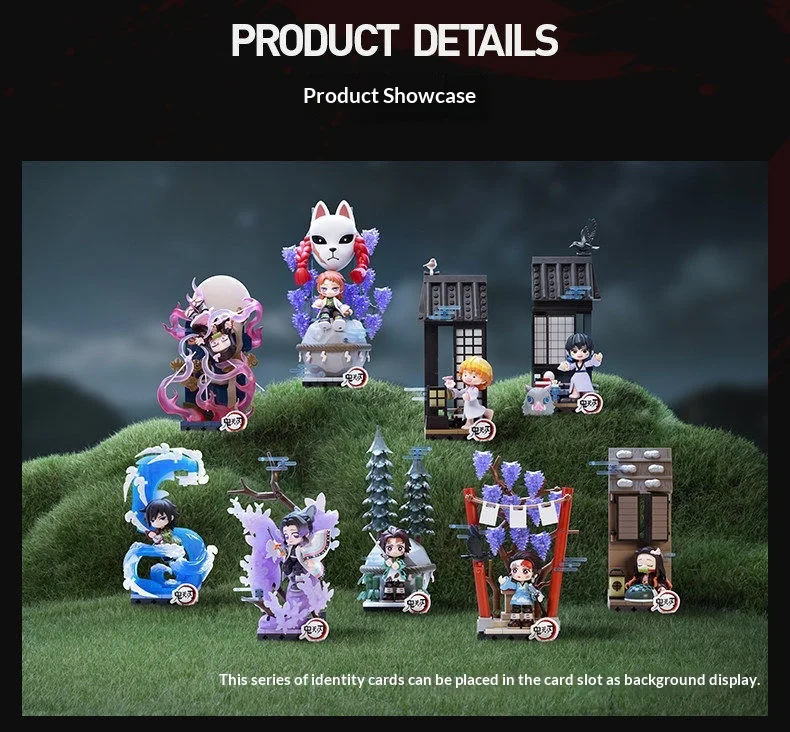Original POPMART Demon Slayer Kimetsu no Yaiba Mugen Train Arc Bausteine Blindbox Anime Deko Figuren Sammelspielzeug – Detail 5