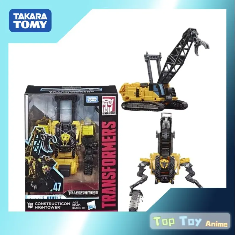 Original Transformers Studio Series SS47 CONSTRUCTICON HIGHTOWER Voyager Class Action Figures Transformable Model Kit Gifts Toys