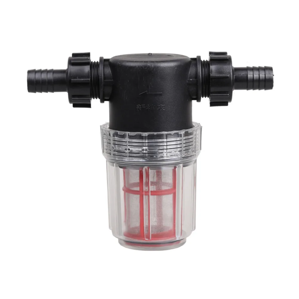 1Pcs Transparent Water Filter 50 Mesh Fine Filtration Water Filter with 20mm 25mm Barbed Garden Tools Irrigation Filter