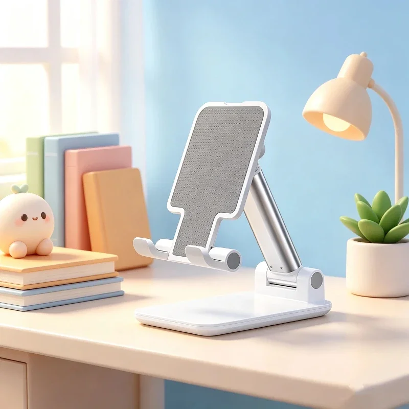 NEW Metal Desktop Tablet Holder Table Cell Foldable Extend Support Desk Mobile Phone Holder Stand For iPhone iPad Adjustable view 4