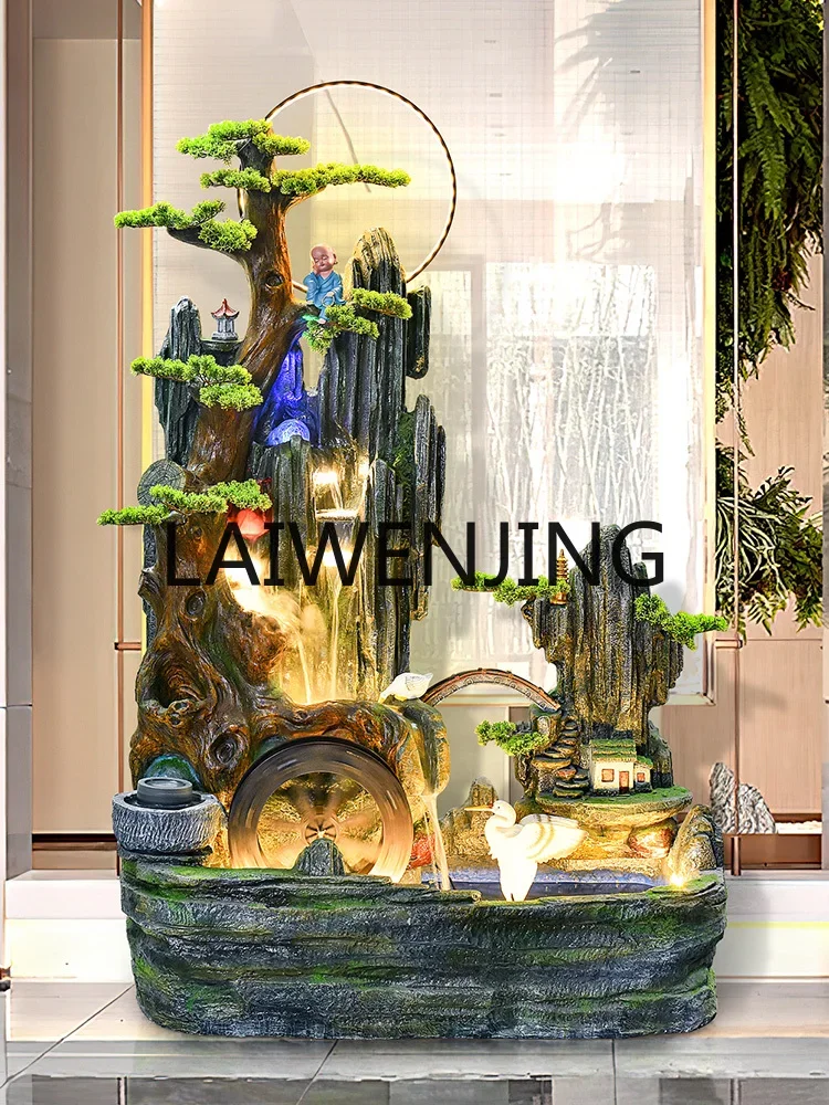 

Living Room Make a Fortune as Endless as Flowing Water Fountain Fish Pond Decorative Landscaping Decoration Lucky Floor