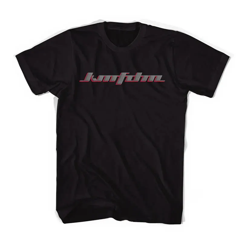 Hot KMFDM German Band Industrial Metal Rock American Retro Era High Street Men's and Women's T-shirts Short Sleeves
