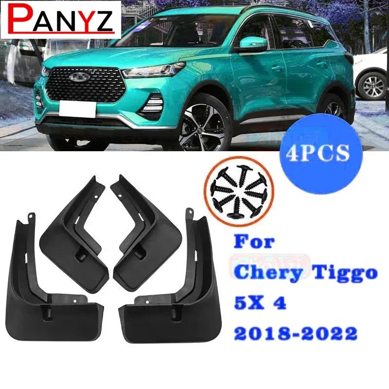 For Chery Tiggo 7 2 PRO 8 PLUS 4 5X 2 3X 2014-2021 2023 Mud Flaps Splash Front Wheel Fender Guard Car Parts Accessories