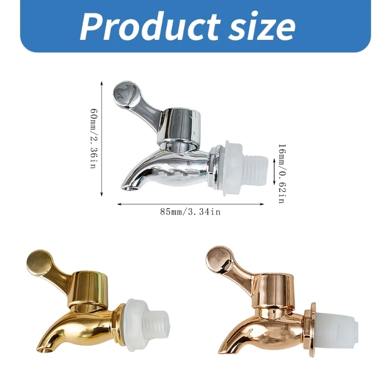 Gold Barrels Tap & Functional Wine Barrels Valves for Household Drosphip