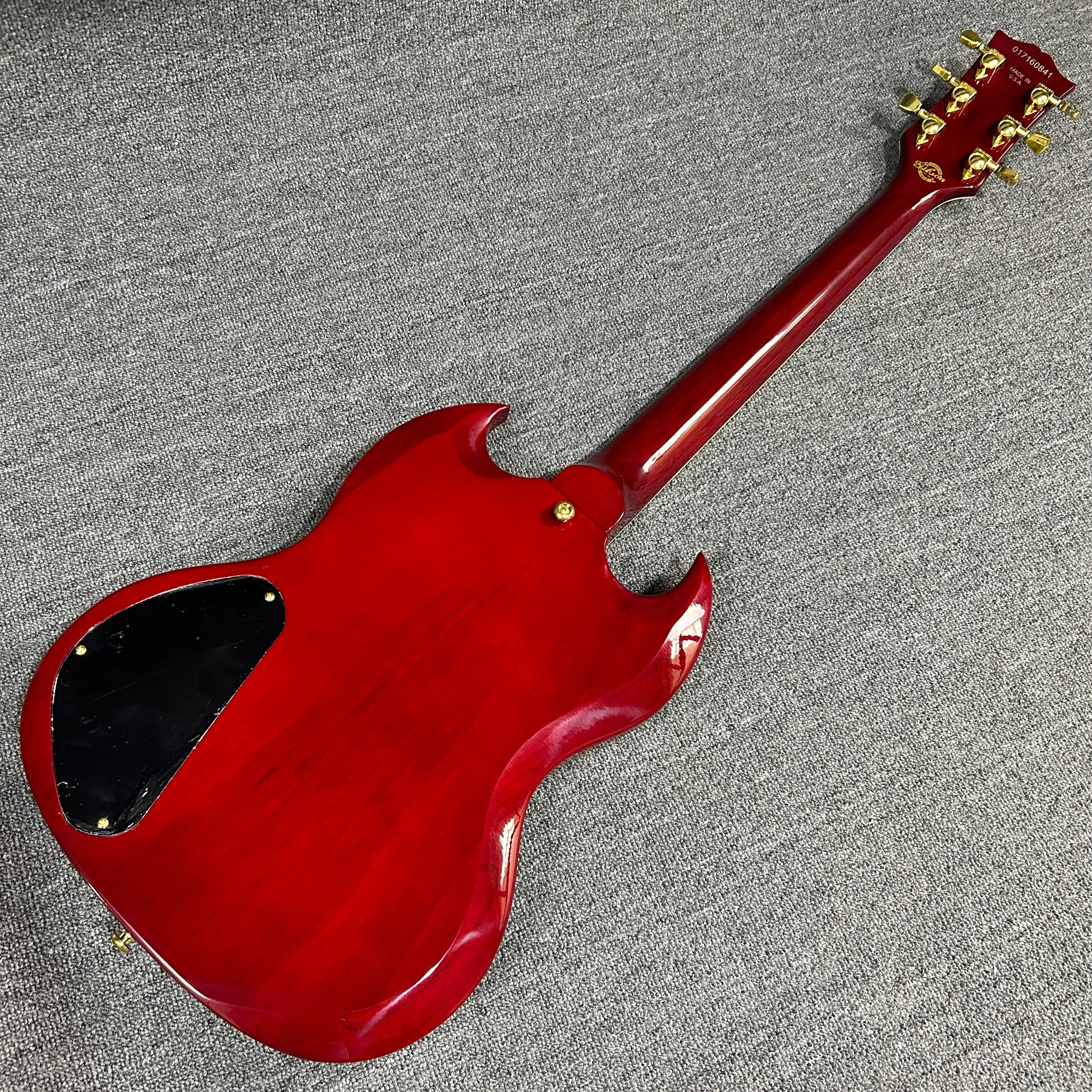 Good Timbre Red SG Electric Guitar Rosewood Fingerboard Mahogany Body Chrome Hardware 22 Tone Position Free Transportation