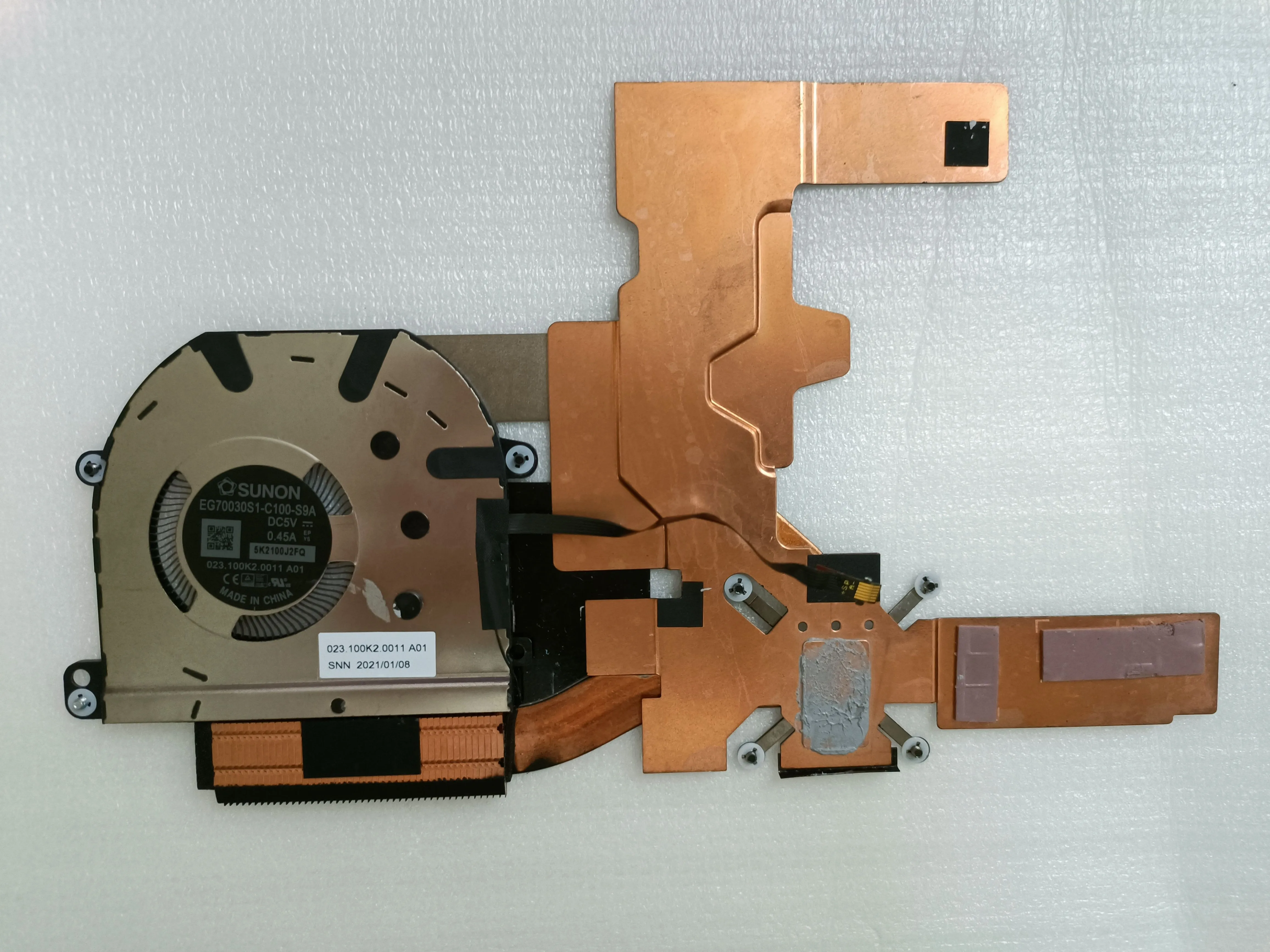 Digunakan asli untuk Lenovo Thinkpad X1 Titanium kipas pendingin modul Module