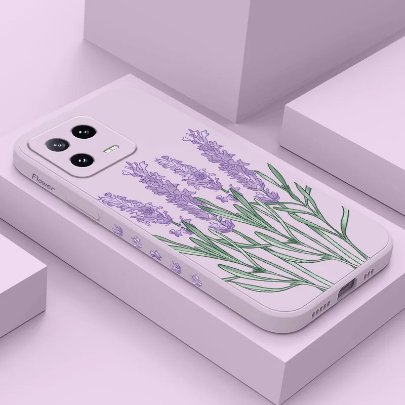 

Elegant Lavender Phone Case For Xiaomi 17 15 15T 14 14T 13 13T 12 12X 12T 12S Mi 11 11T 10 10T Pro Max Lite Liquid Silicone Cove