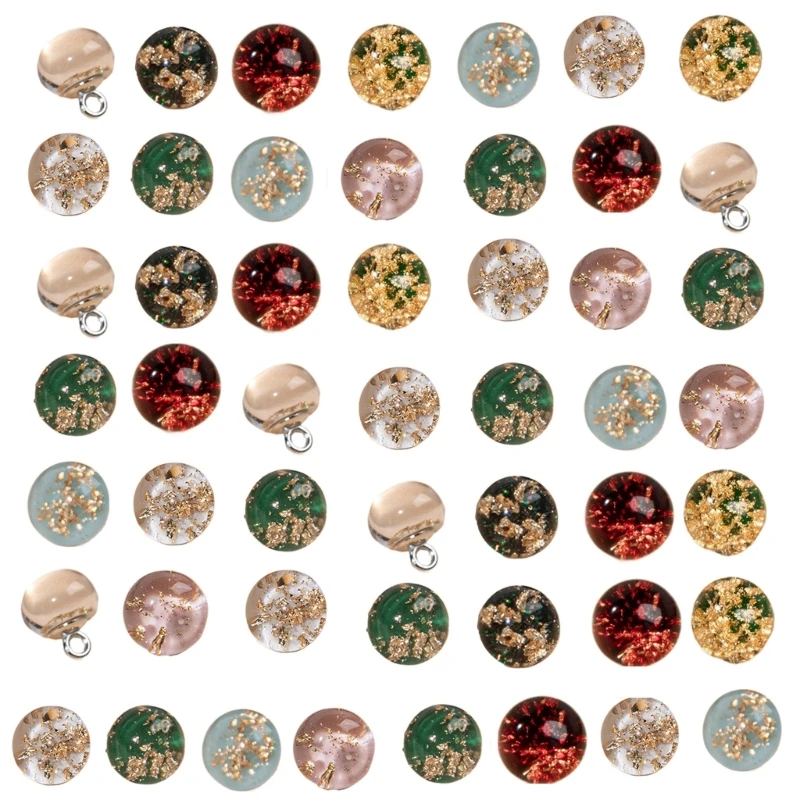 Chinese Costume Buckle Buttons 50PCS Elegant Clothing Garment Bead Buttons