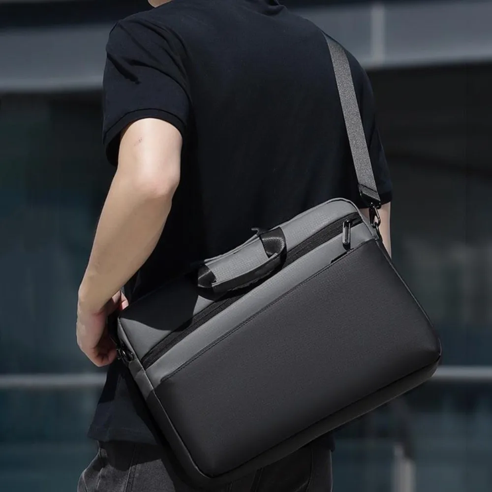 

15,6-дюймовая деловая сумка для ноутбука с ручкой на плечо, портативные сумки для ноутбука, портфель, простая сумка через плечо для ноутбука