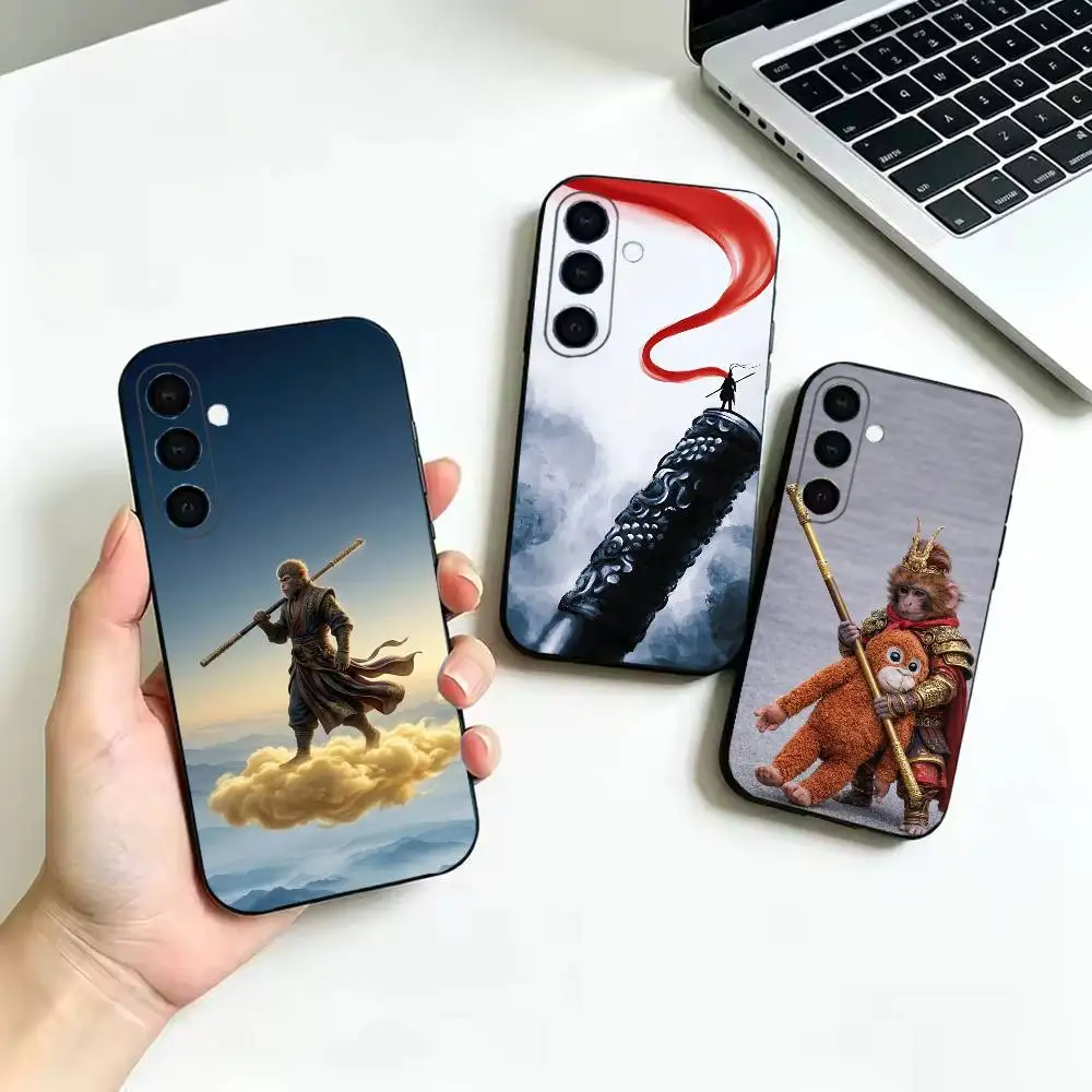 Cool The Monkey K-King Soft Silicone Protective Cover, Suitable for Samsung Galaxy A02S,A12-A52,A21S,A31,A41,A51,A71-A73,A30S