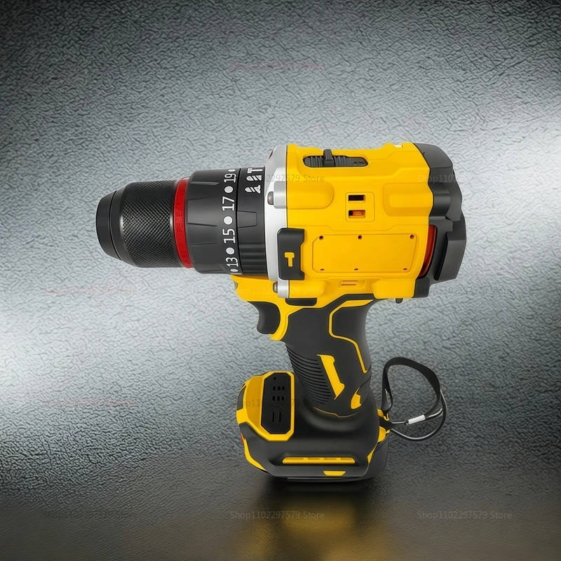 Perceuse à percussion sans fil, tournevis électrique, outil manuel multifonction Compatible avec broche de batterie Dewalt 20V pour la maison